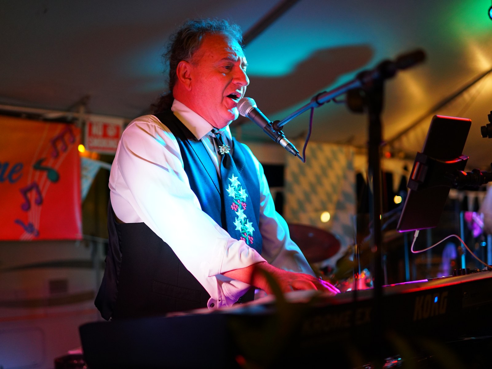 Camillo and the Primetime Band performing at Denver Kickers Oktoberfest
