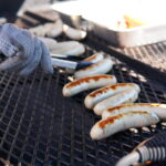 Perfectly Cooked Brats on the grill