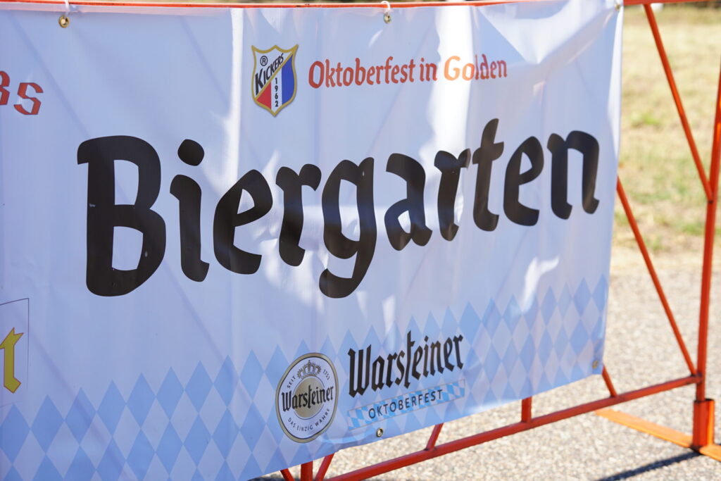Biergarten brought to you by Warsteiner