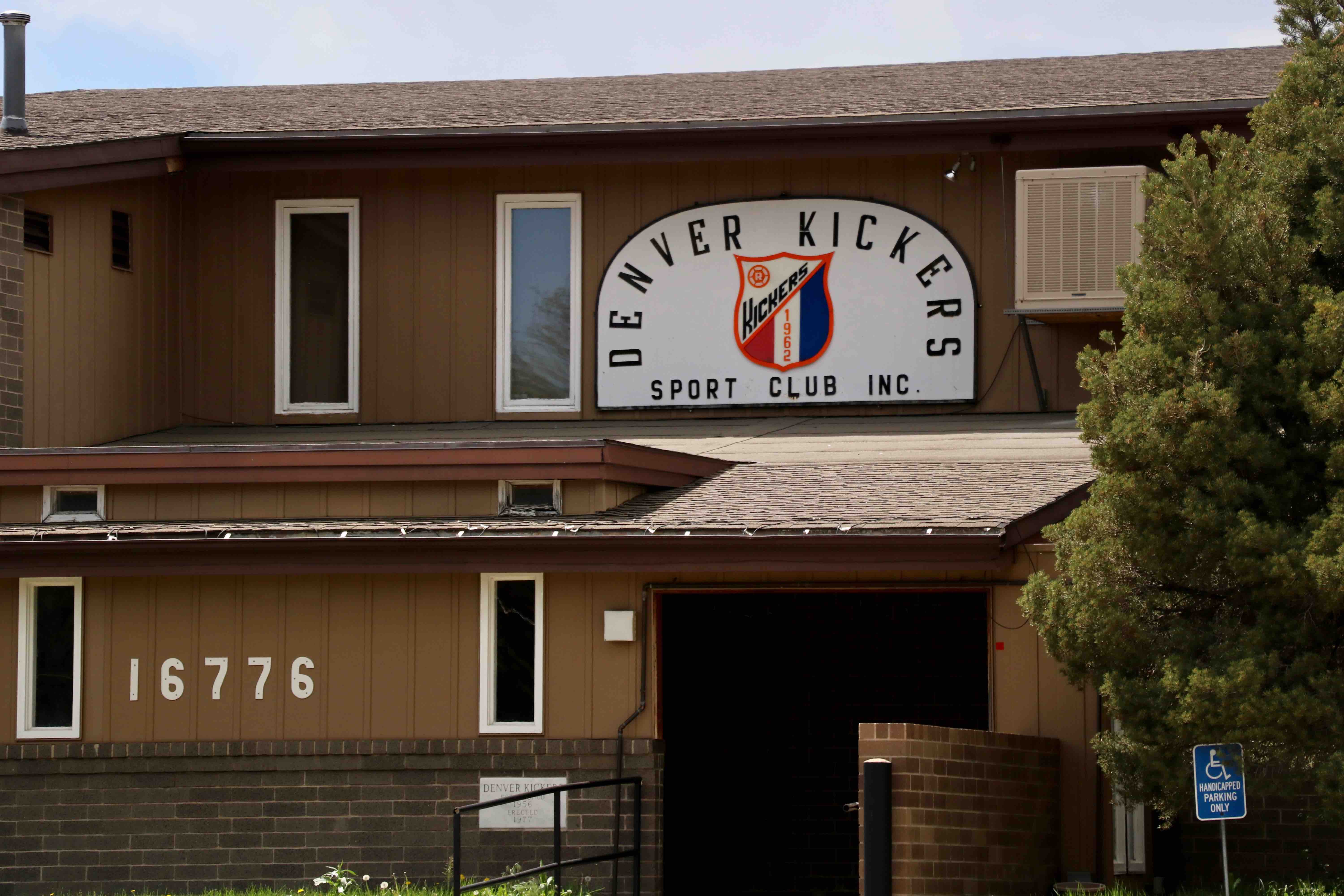 The Denver Kickers Sports Club clubhouse in Golden, Colorado